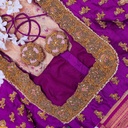 Magenta palanquin bridal blouse