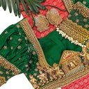Green palanquin Bridal blouse