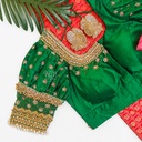 Green palanquin Bridal blouse