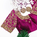 Voilet Zardosi Floral design