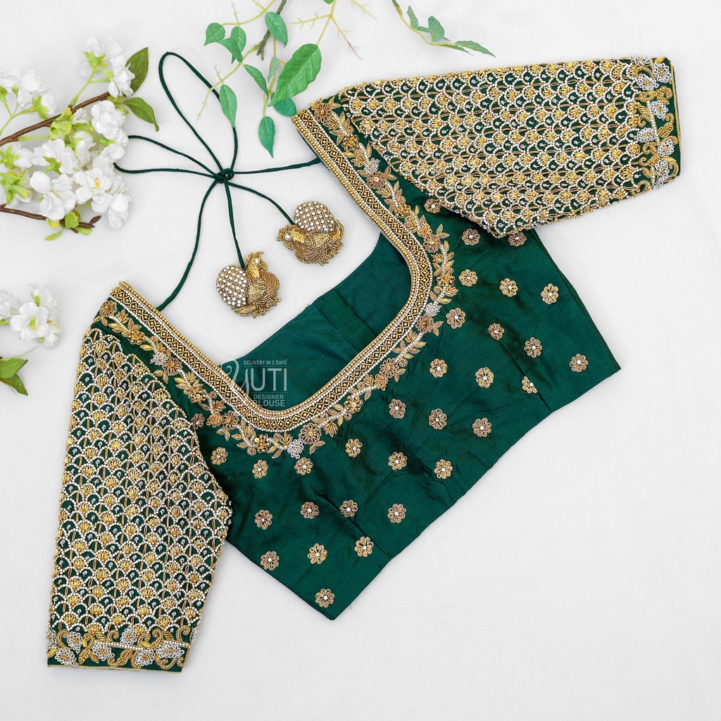 Green Scallope design