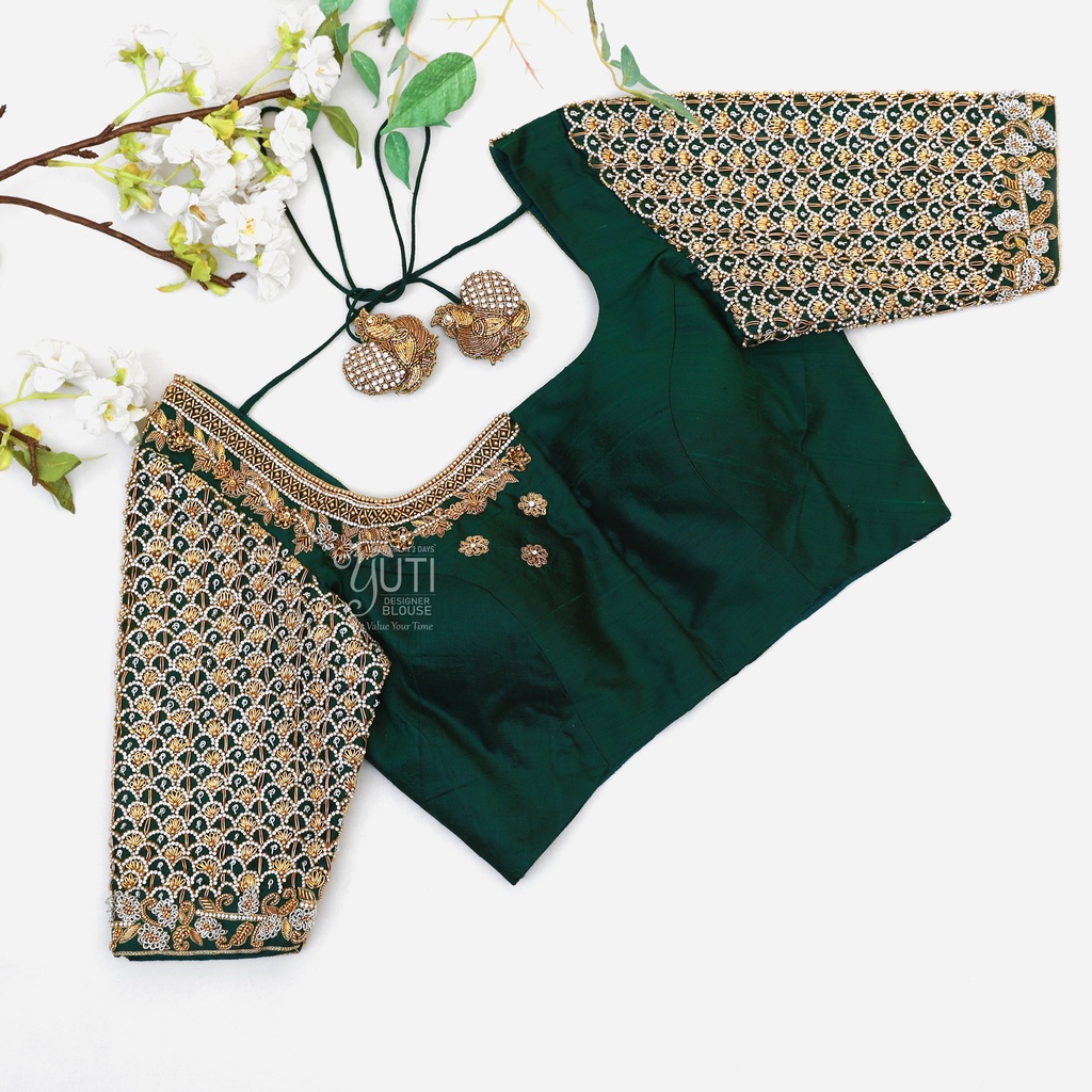 Green Scallope design