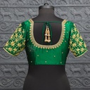Green Bridal Blouse| SIZE 38 (adjustable up to 34 - 40)