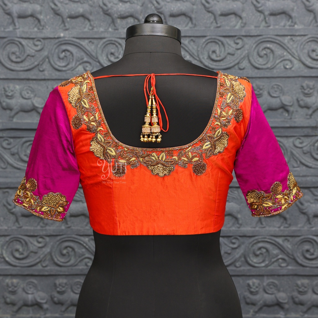 Multi Combination Bridal Blouse | SIZE 34 (adjustable up to 30 - 36)