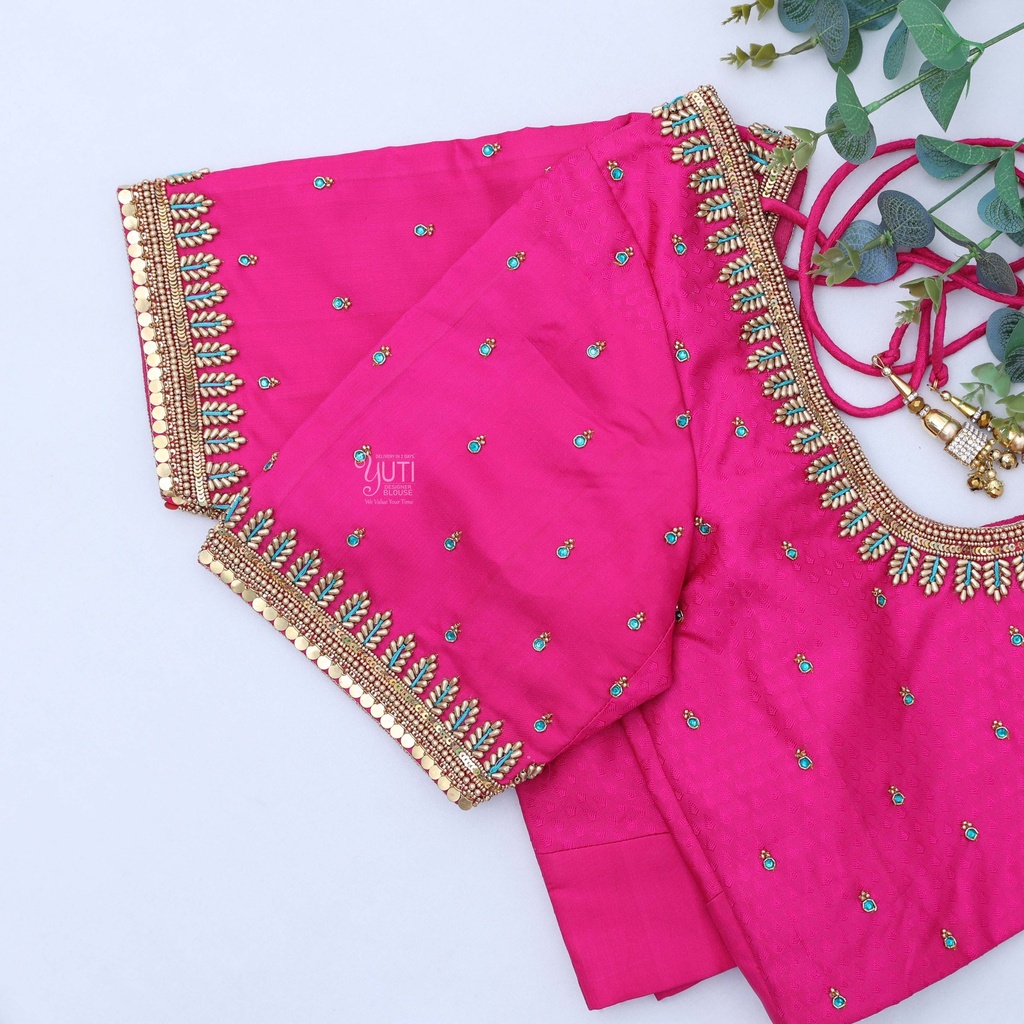 pink Lemonade bridal blouse.