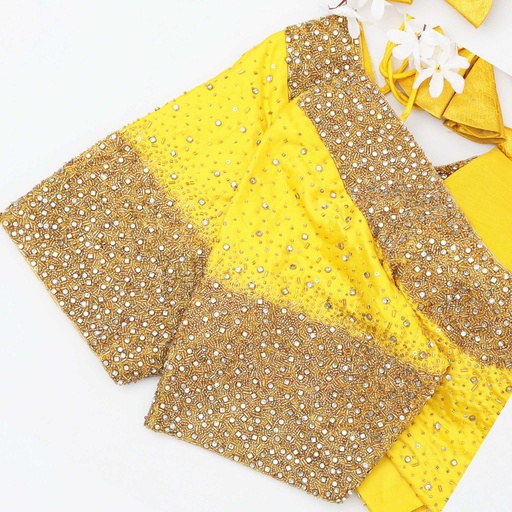 Yellow stardust blouse