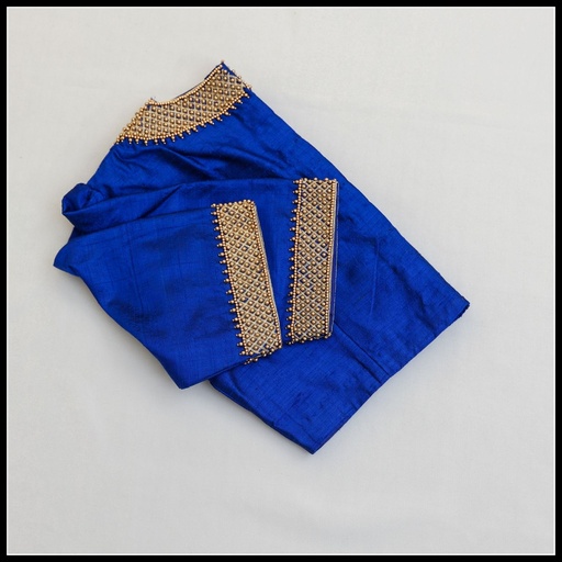 Royal Blue Bead Design  
