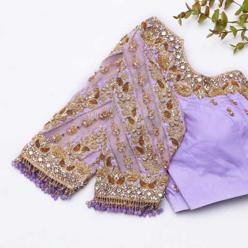 Light Pastel Purple  bridal blouse